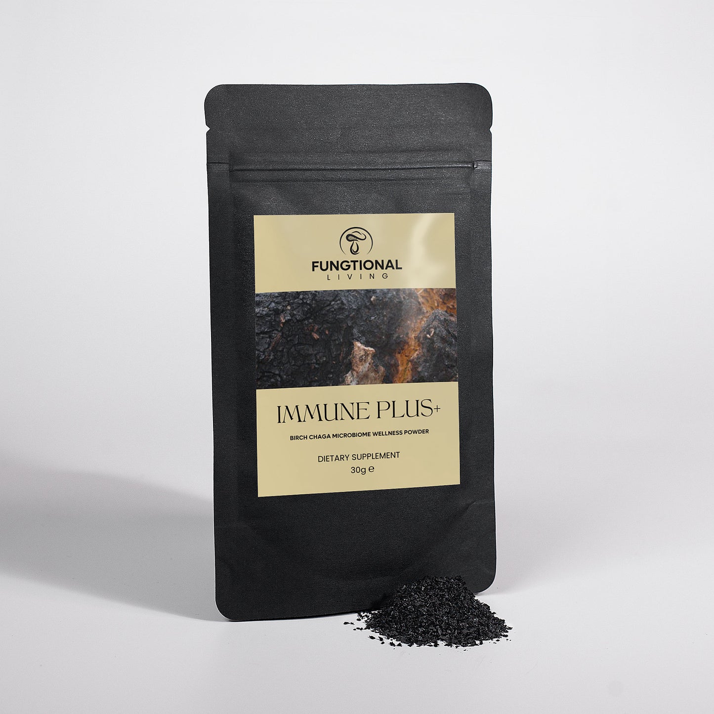 IMMUNE PLUS+ | Birch Chaga Microbiome Wellness Powder