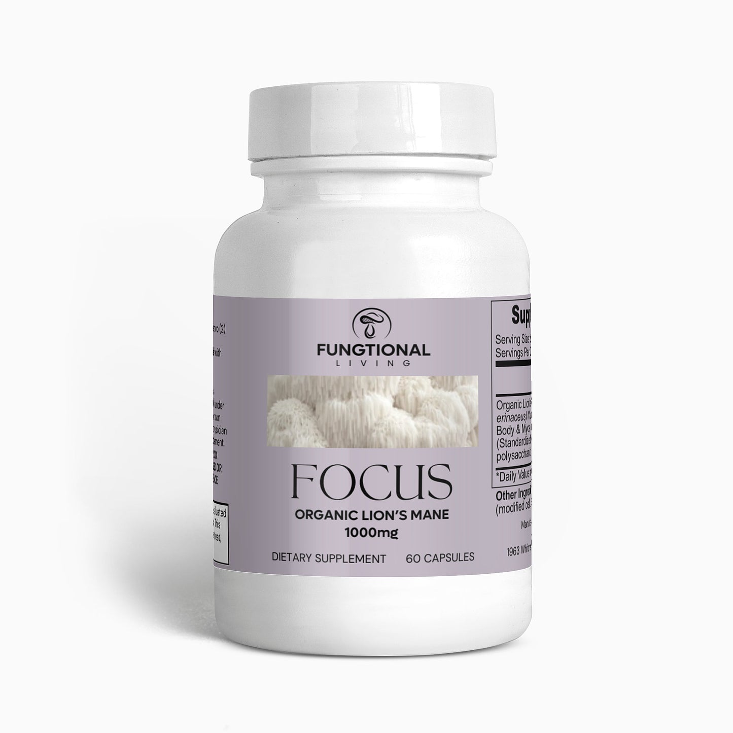 FOCUS | Organic Lion's Mane Mushroom Capsule