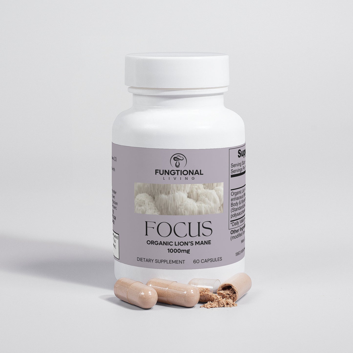 FOCUS | Organic Lion's Mane Mushroom Capsule