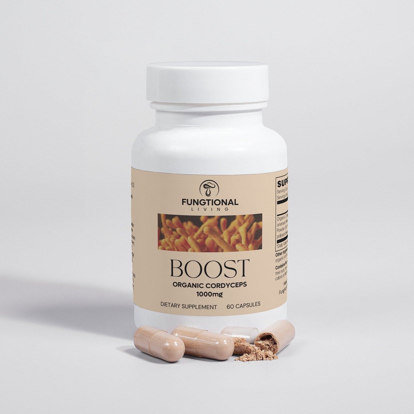 BOOST | Organic Cordyceps Mushroom Capsules