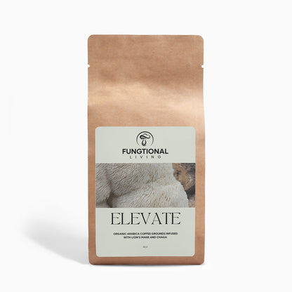 ELEVATE | Mushroom Coffee Fusion - Lion’s Mane & Chaga 4oz