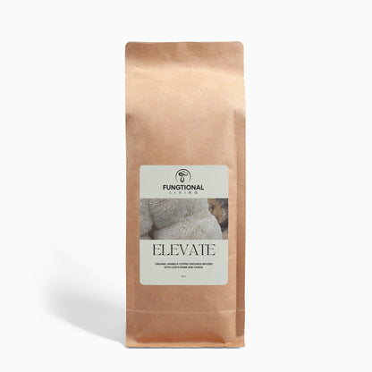 ELEVATE | Mushroom Coffee Fusion - Lion’s Mane & Chaga 16oz