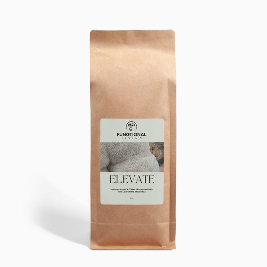 ELEVATE: Mushroom Coffee Fusion - Lion’s Mane & Chaga 16oz