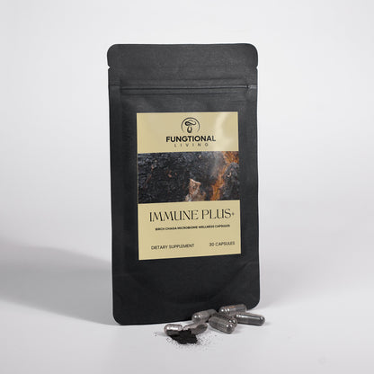 IMMUNE PLUS+ | Birch Chaga Microbiome Wellness Capsules