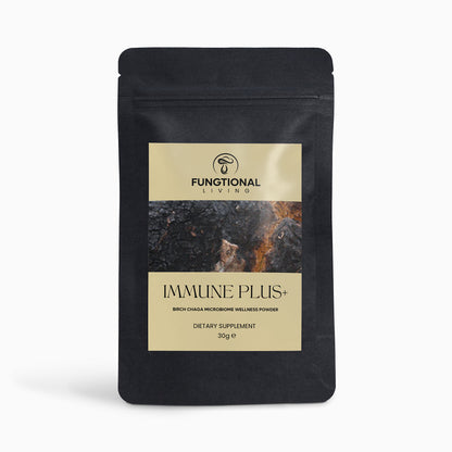 IMMUNE PLUS+ | Birch Chaga Microbiome Wellness Powder