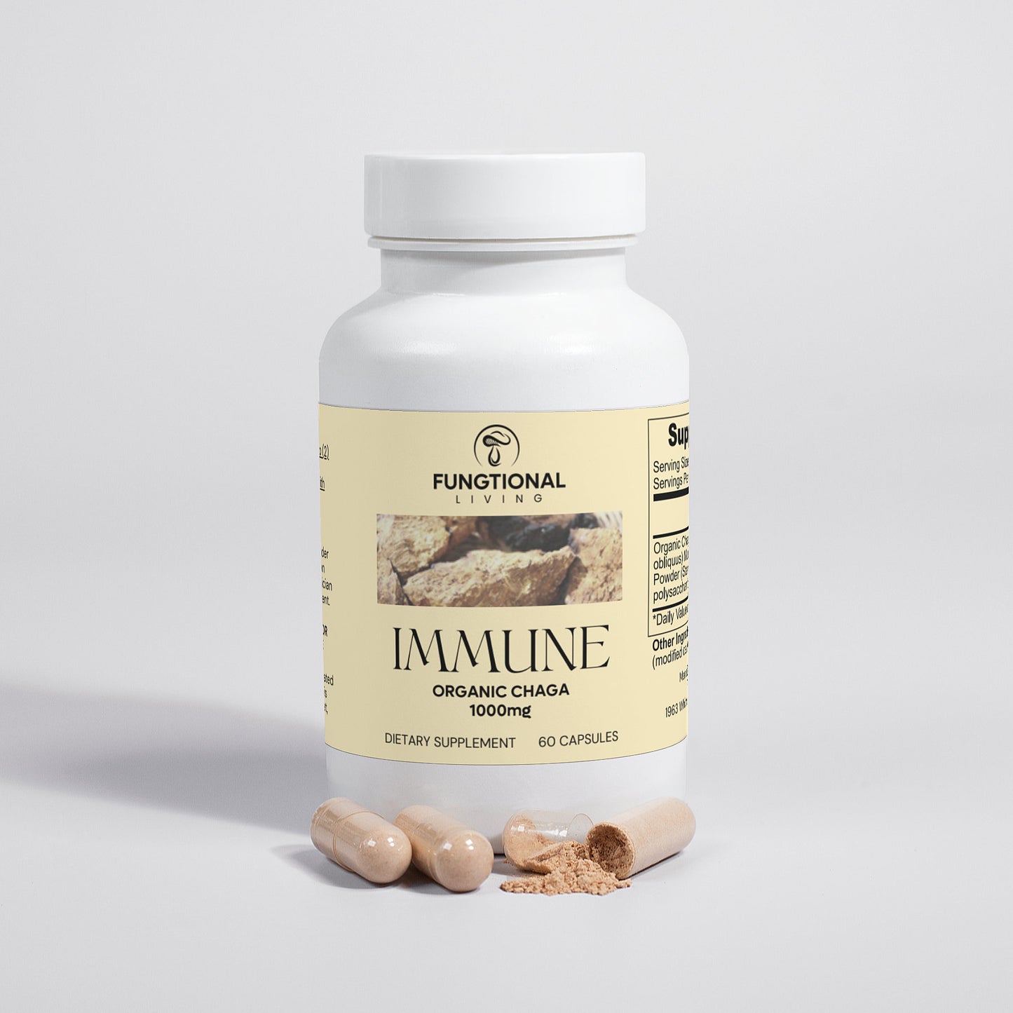 IMMUNE: Organic Chaga Mushroom Capsules