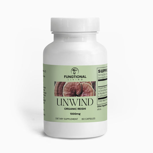 UNWIND: Organic Reishi Mushroom Capsules