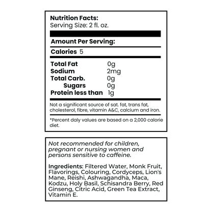 MYCODOSE | Mushroom and Adaptogenic Wellness Shots (12 pack)